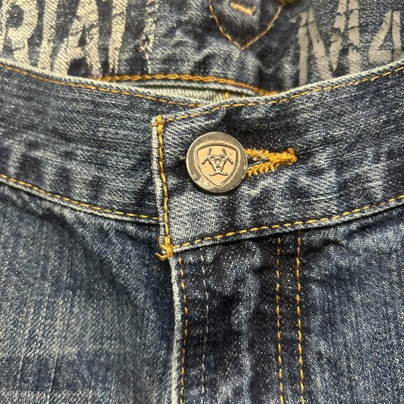 Ariat Blue Denim Low Rise Boot Jeans Size 40 - Picture 4 of 7